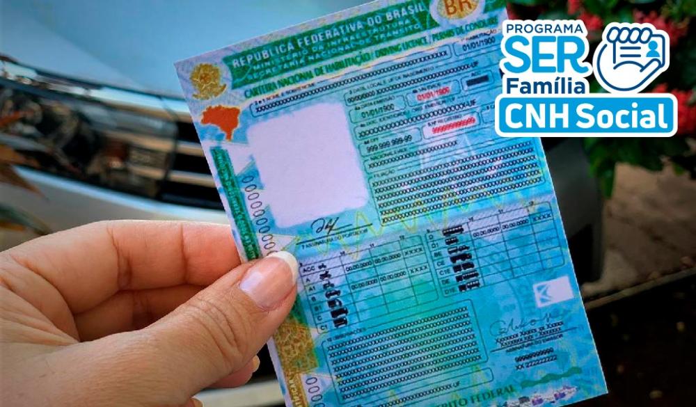 Abertas as inscrições para o Programa SER Família CNH Social; saiba quem tem direito