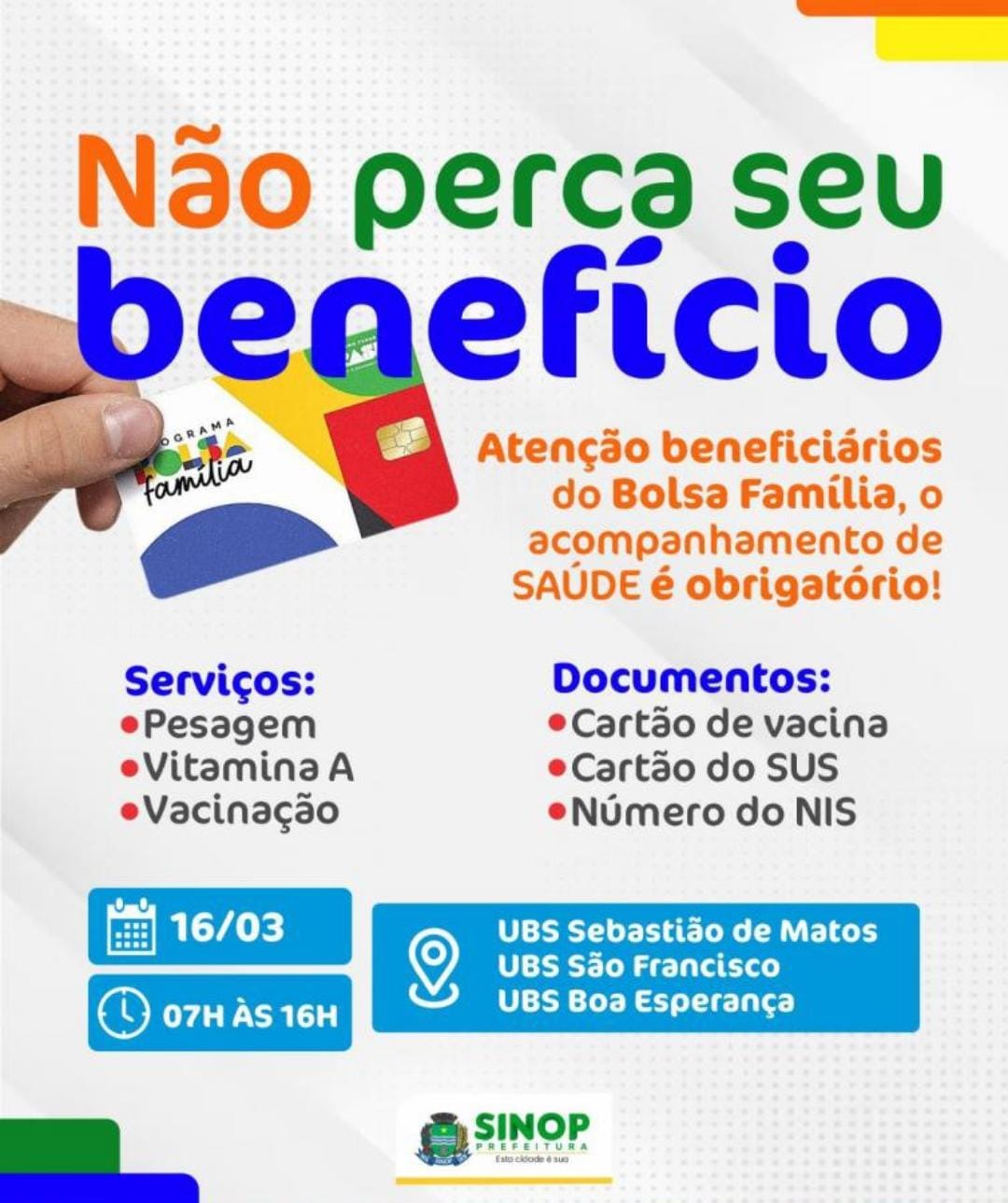 Atualizar o Cadastro Único é fundamental para manter o benefício do Bolsa Família