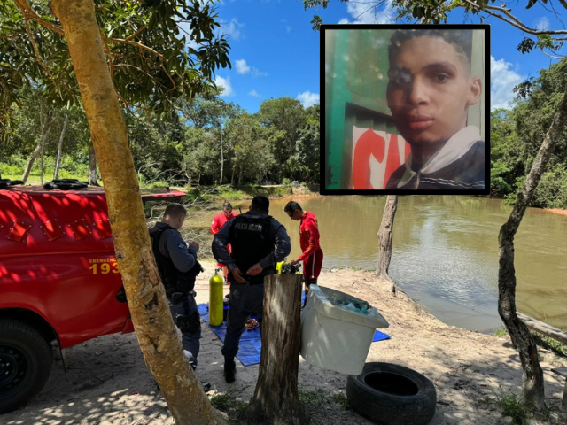 Jovem desaparece após pular de árvore no Poção do Rio Lira; Bombeiros procuram por corpo