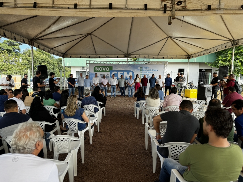 Lançamento marca início das obras do novo Centro de Especialidades Médicas (CEM) de Sinop