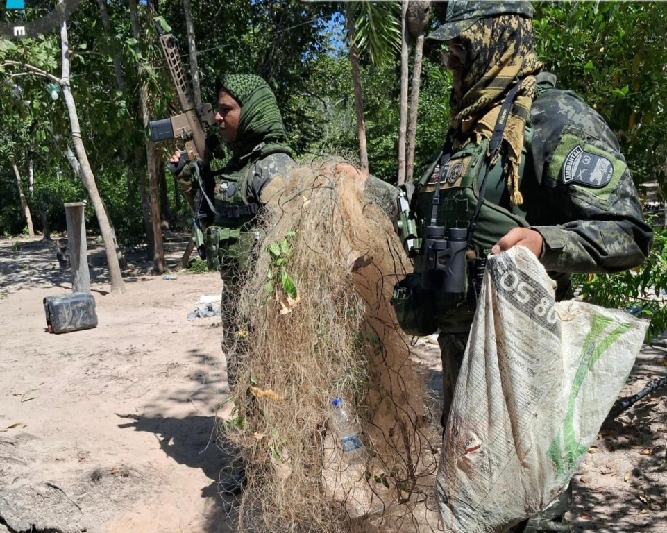 Fiscalização contra pesca predatória apreende armas, redes e tarrafas