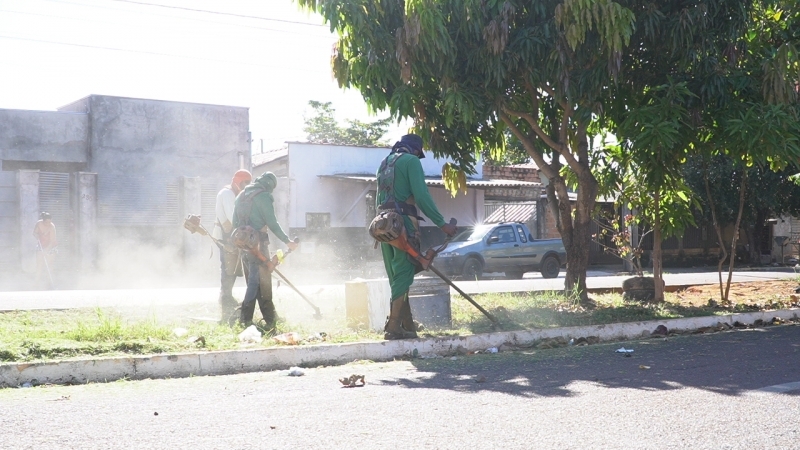 Mutirões de limpeza, obras e manutenção urbana estão preparando Sinop para os 50 anos