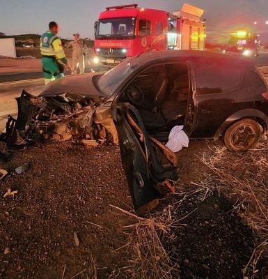 Violento acidente envolve 3 veículos em Colíder ; 3 pessoas são socorridas