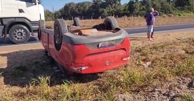 Condutora de um veículo Fiat Siena morreu na manhã desta sexta-feira na BR-163, próximo ao Camping Club em Sinop