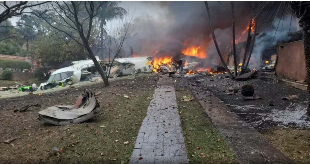 SP: prefeitura confirma morte de 62 pessoas em queda de avião