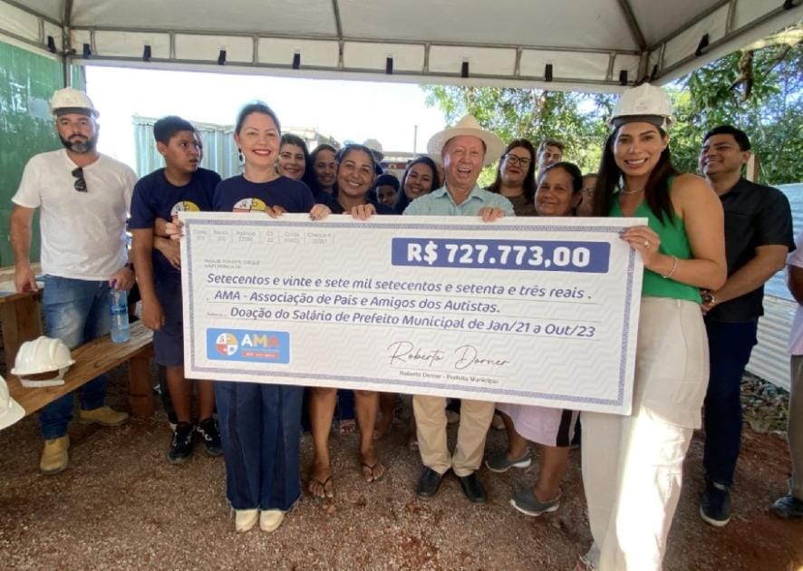 Grupo de Mirtes tenta barrar doação de salário de Roberto Dorner para AMA de Sinop