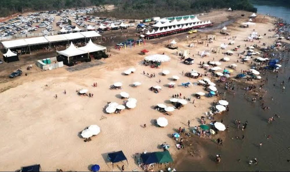 Prefeitura amplia capacidade de estacionamento da Praia do Cortado para festividades dos 50 anos de Sinop