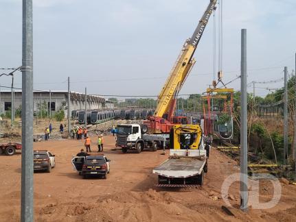 Após venda, vagões do VLT começaram a ser transferidos para Bahia