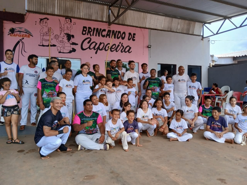 Alunos de projeto de capoeira participam de competição em Itanhangá e garantem classificação para Sinop