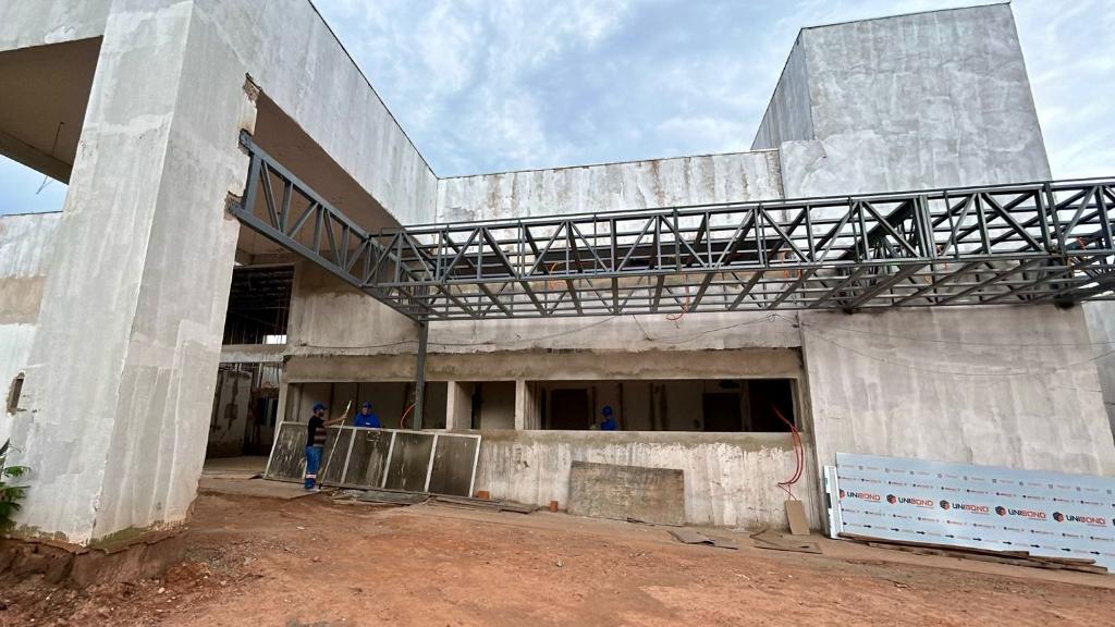 Obras de construção da nova sede do Cermac e MT Hemocentro chegam a 45% de execução