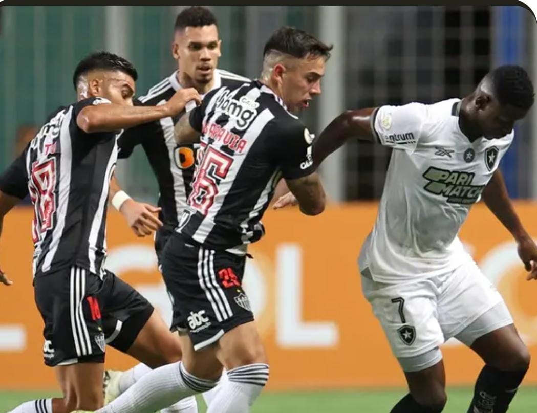 Botafogo domina, mas fica no empate com Atlético-MG jogo tem confusão no fim