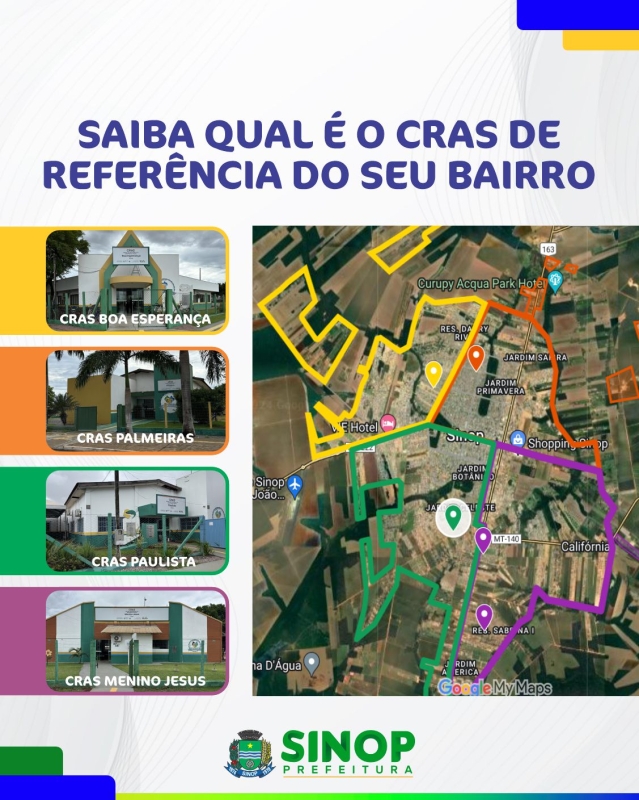 ASSISTÊNCIA SOCIAL: Saiba qual é o CRAS de referência do seu bairro