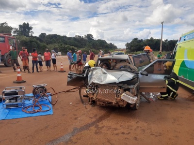 Sinop: Mulher morre após colisão na BR 163 com trevo de Juara