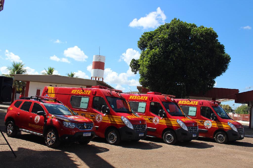 Governo de Mato Grosso destina novas viaturas ao Corpo de Bombeiros Militar