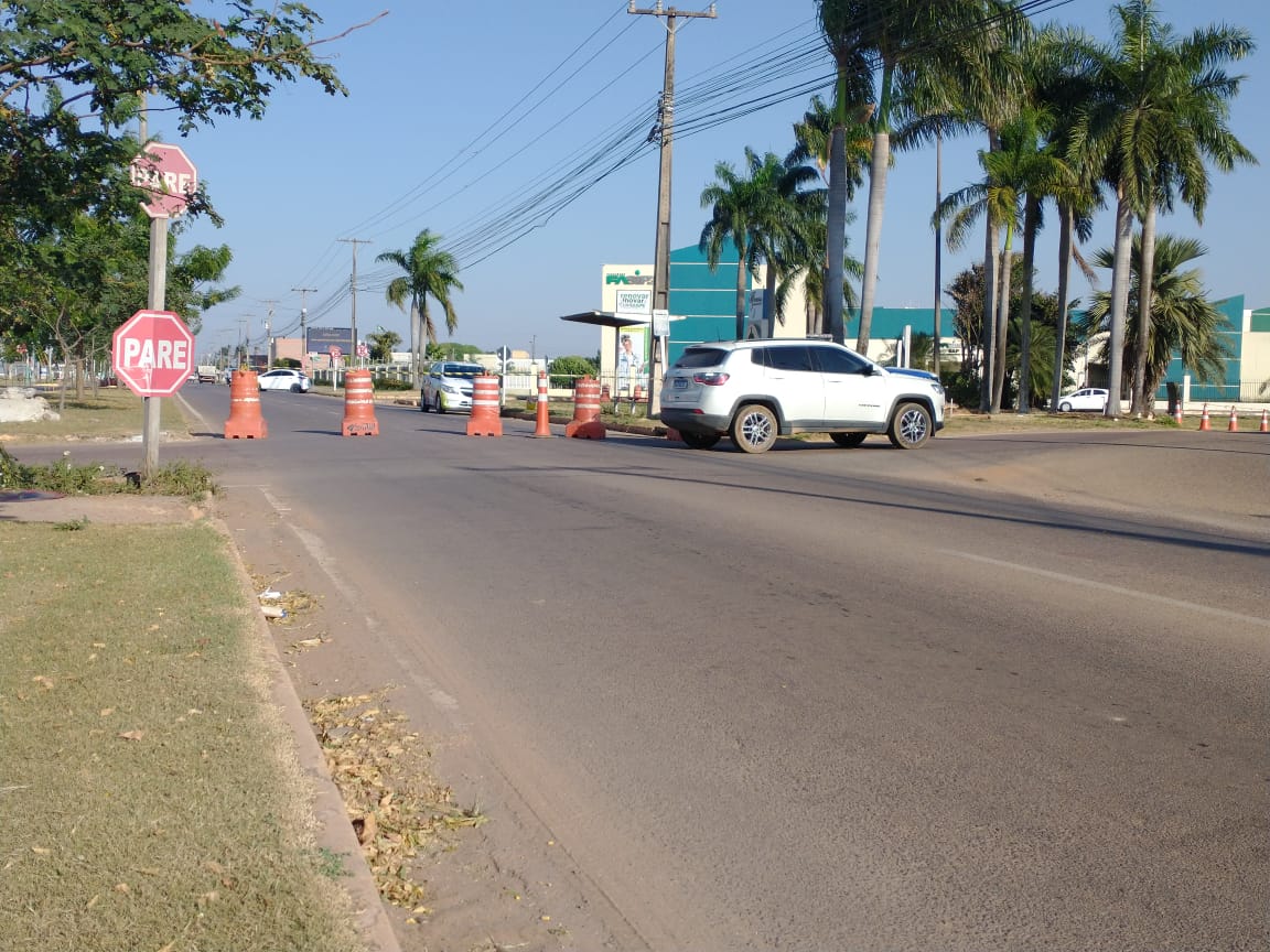 Secretaria realiza simulação em cruzamento para redução do índice de acidente