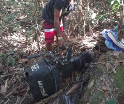 DERF apreende adolescente com mais dois motores de barcos furtados