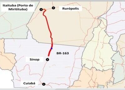 Justiça Federal suspende concessão da BR-163 entre Mato Grosso e o Pará