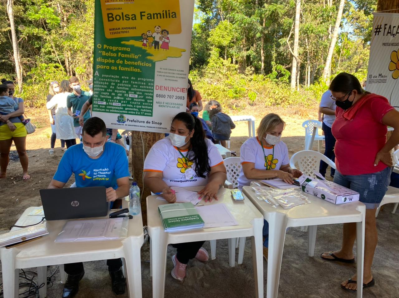 Chácaras Talismã recebe serviços da Assistência Social Itinerante