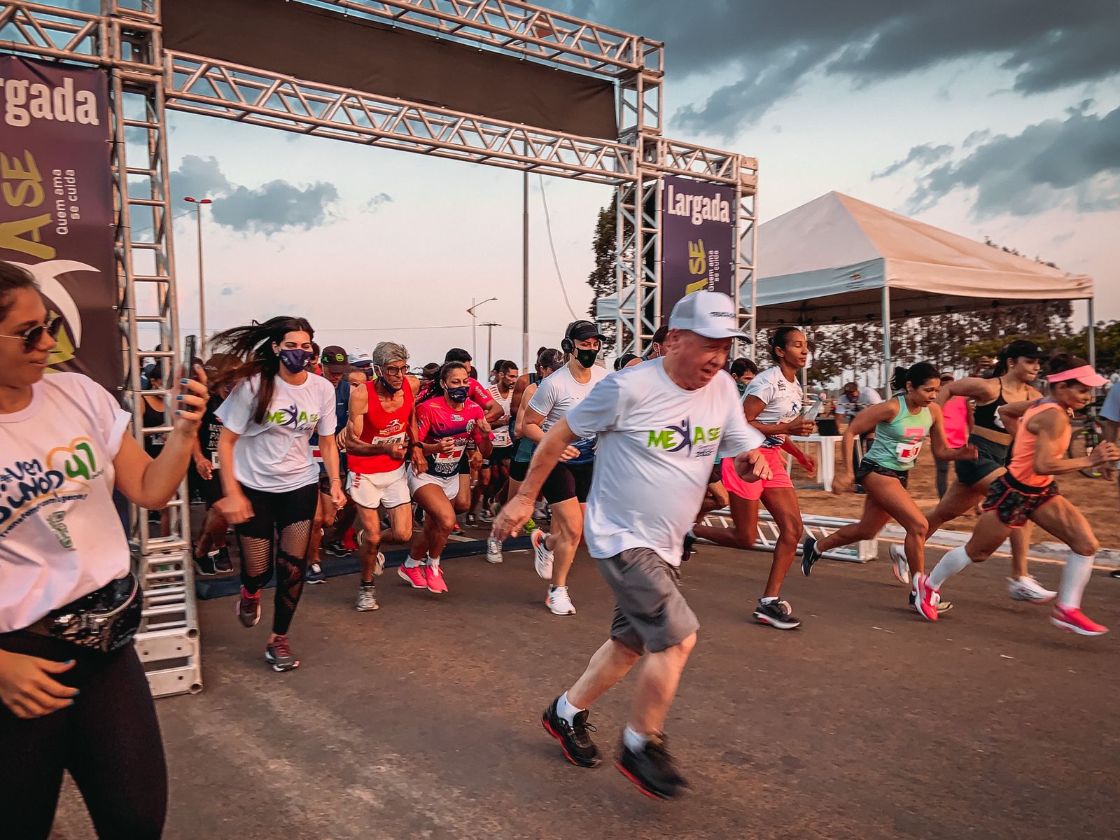 Corrida Mexa-se contou com 535 inscritos na edição de 2021 e foi realizada neste domingo