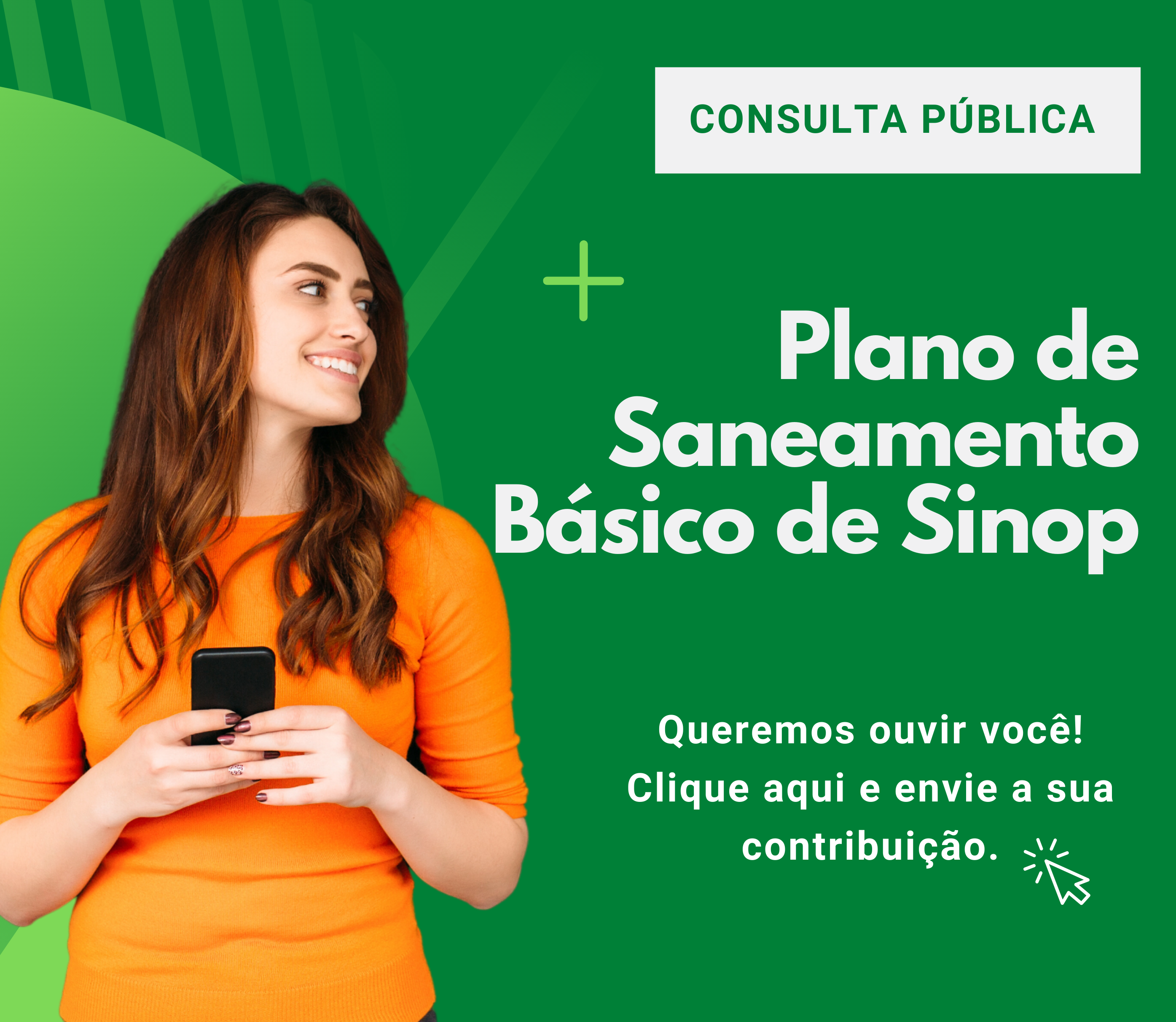 Sinop lança portal para consulta pública do Diagnóstico Preliminar do Plano Municipal de Saneamento Básico