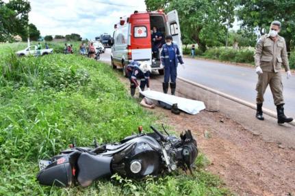 Colisão entre moto de alta cilindrada e Titan deixa dois mortos