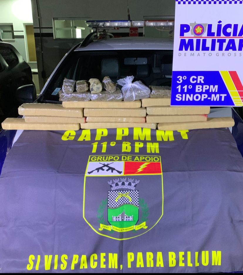 Polícia Militar realiza maior apreensão de super maconha em Sinop