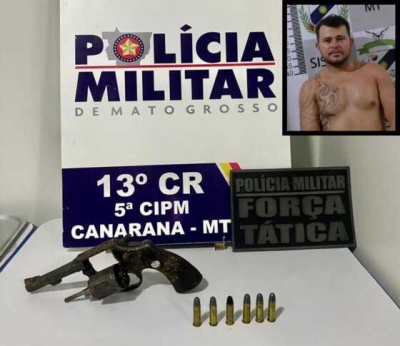 Fugitivo da Penitenciária de Água Boa morre baleado em confronto com policiais da Força Tática