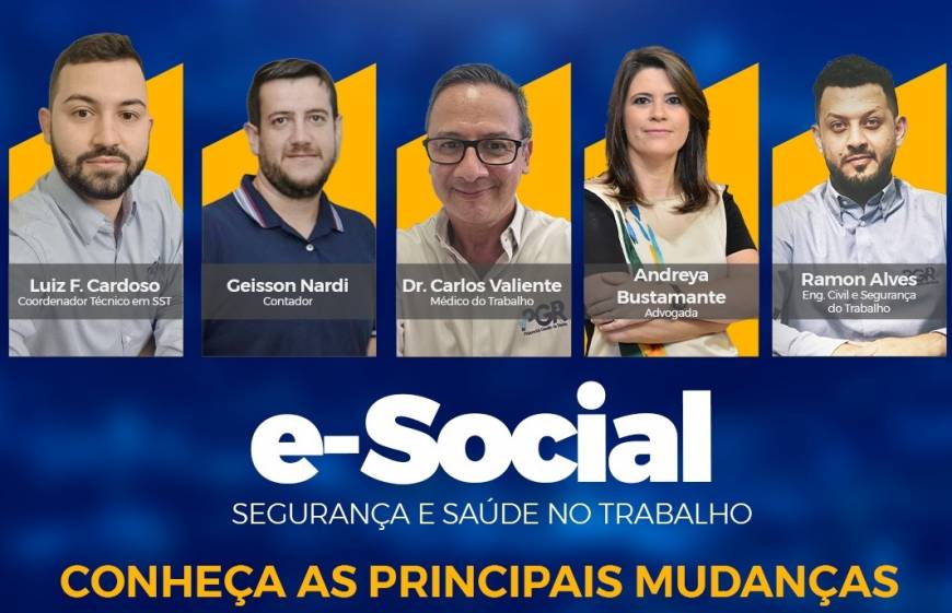 CDL promove Live para informar as regras da 4ª fase do eSocial, Saúde e Segurança do Trabalho