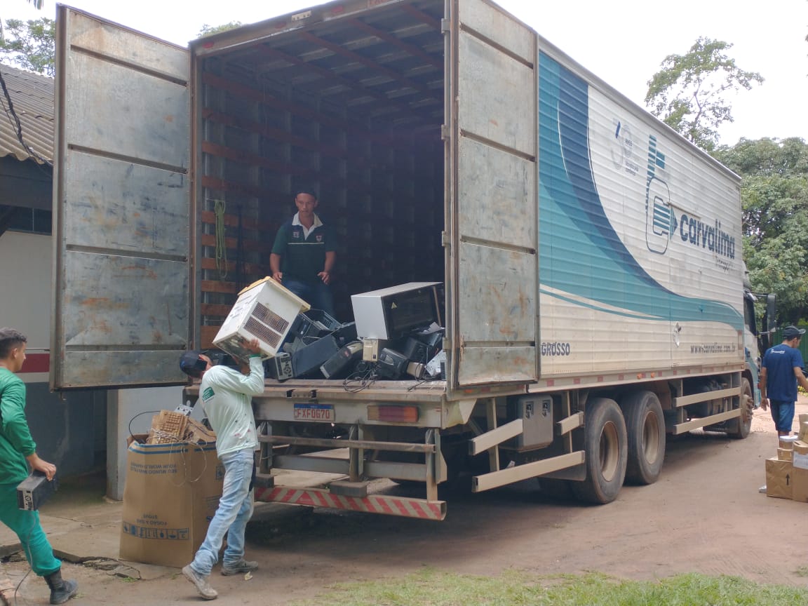 Lixo eletrônico será transportado e valor arrecadado doado para Hospital do Câncer de MT