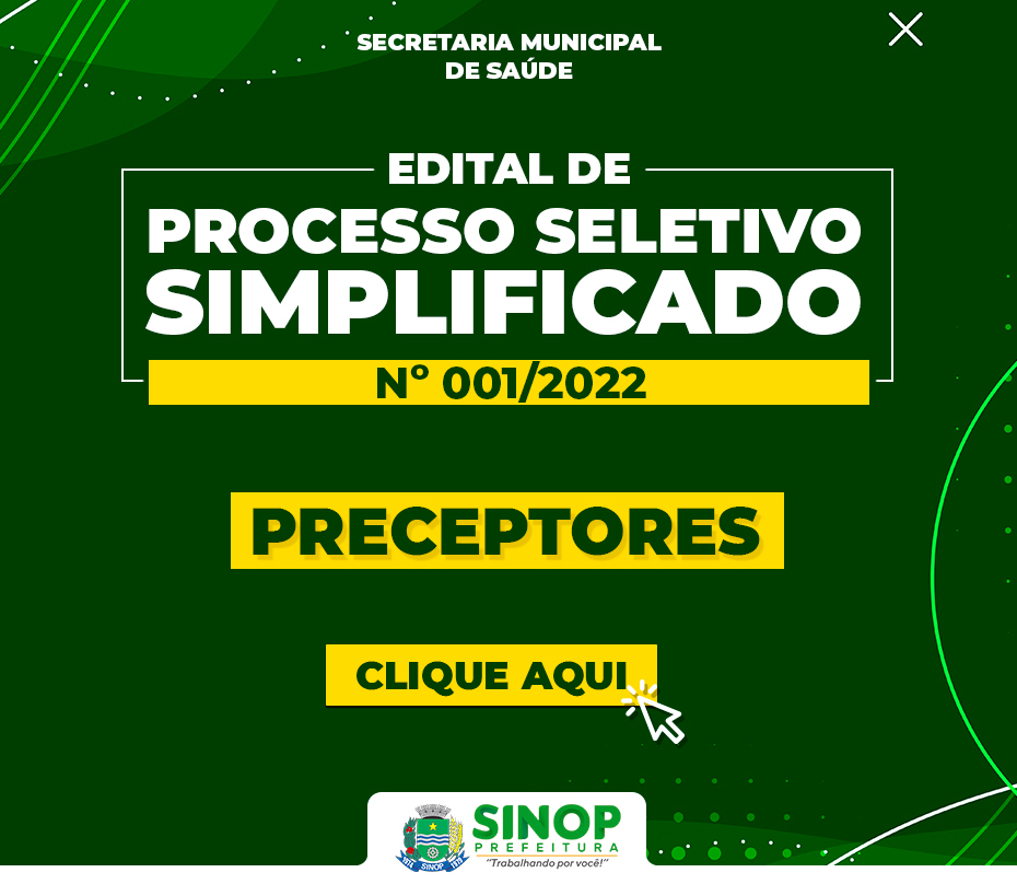 Inscrições para seleção de médicos preceptores encerram dia 9 confira