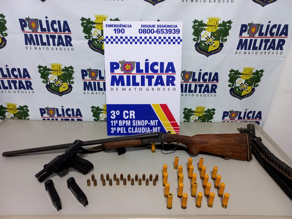 Claudia: Polícia Militar prende bando armado por sequestro e cárcere privado em Assentamento