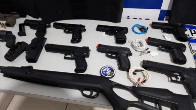 Suspeito de furto é preso e armas e produtos são localizados