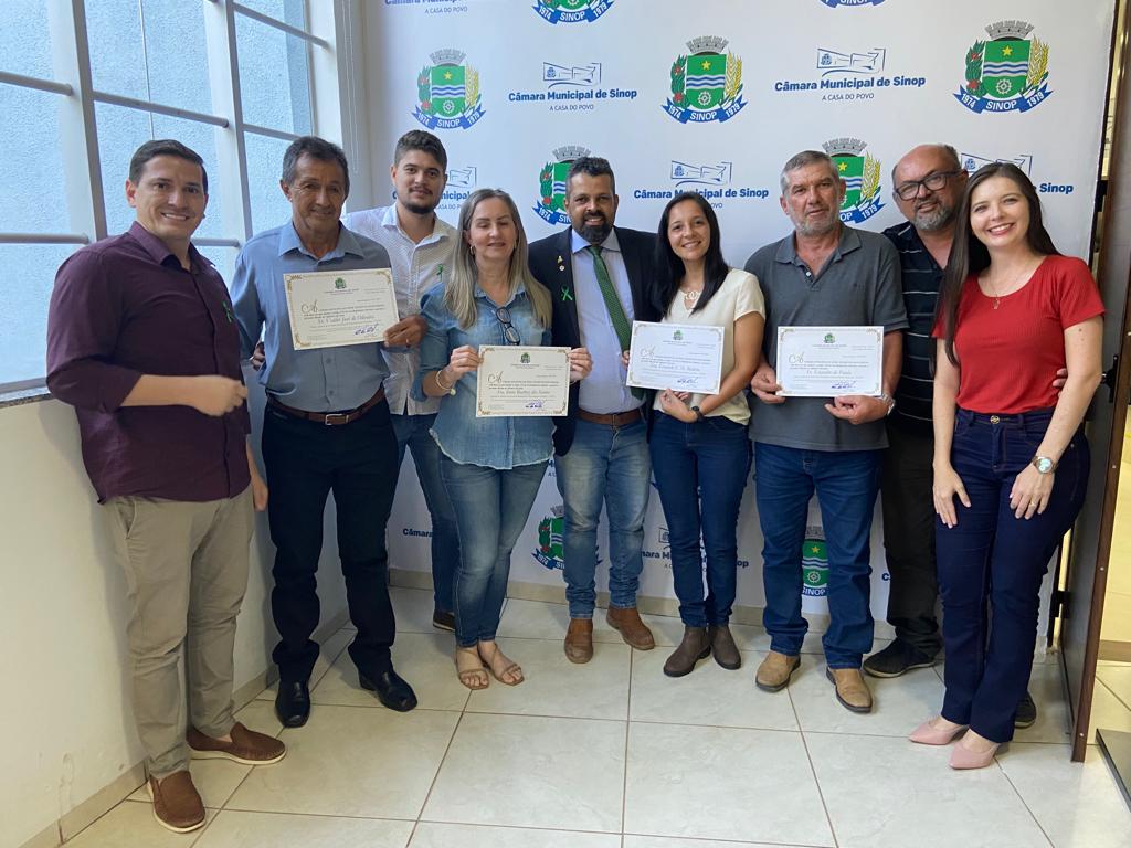 Equipe técnica agrícola da SEDEC recebe Moção de Aplauso no Legislativo