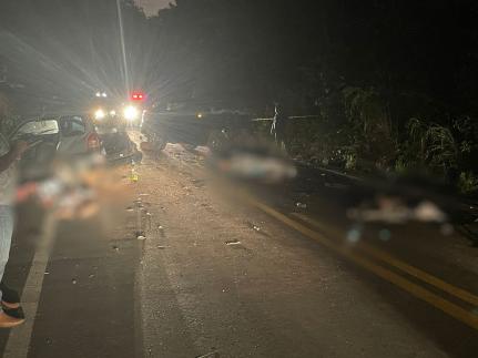 Os quatros jovens que foram Vítimas de acidente na estrada de Chapada tinham entre 15 e 21 anos