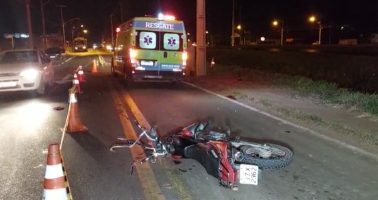 Acidente Fatal: Motociclista morre após colidir na traseira de caminhão em Sinop