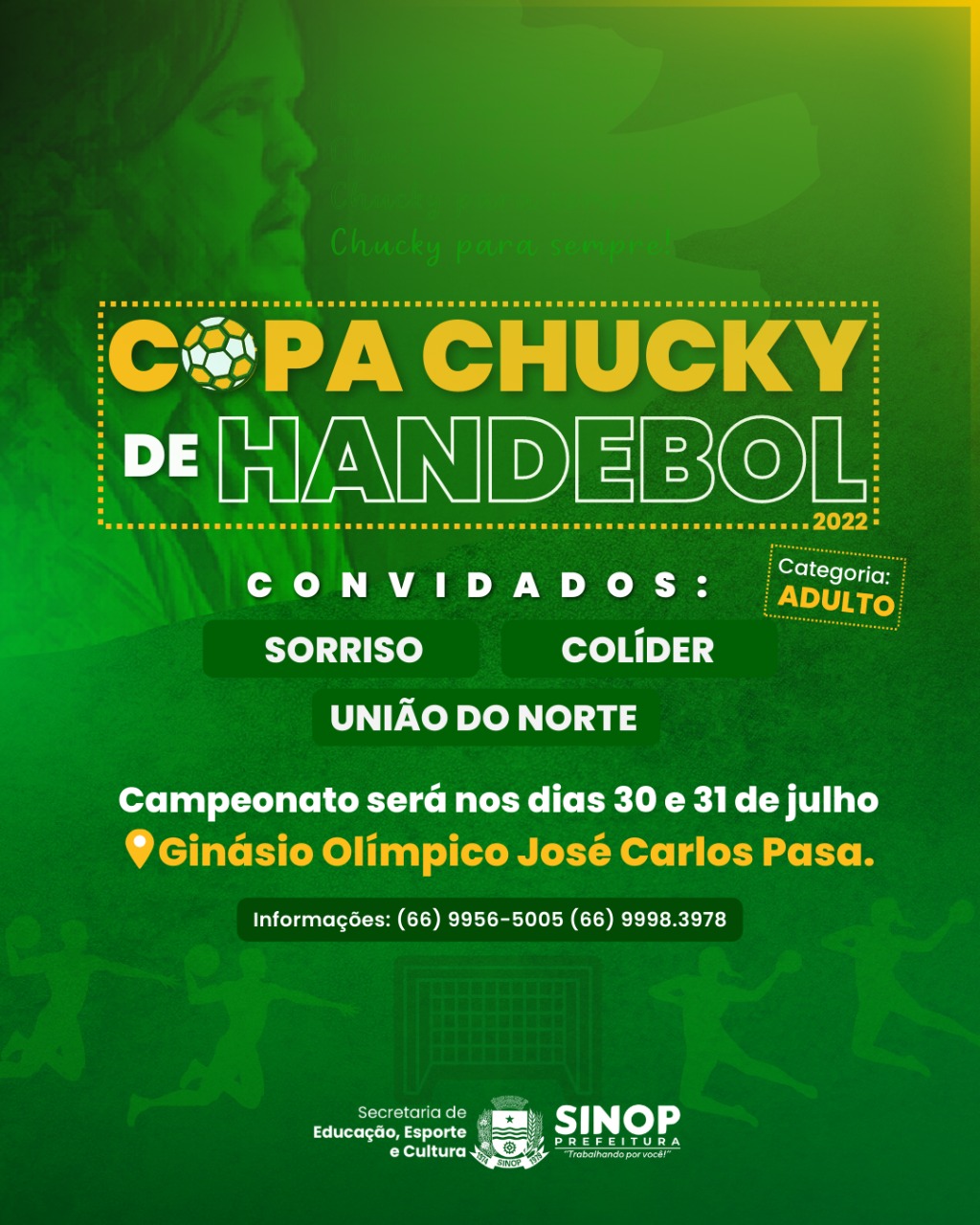 Prefeitura realiza 1º Copa Chucky de Handebol 2022; competição leva nome e homenageia ex-treinador da modalidade