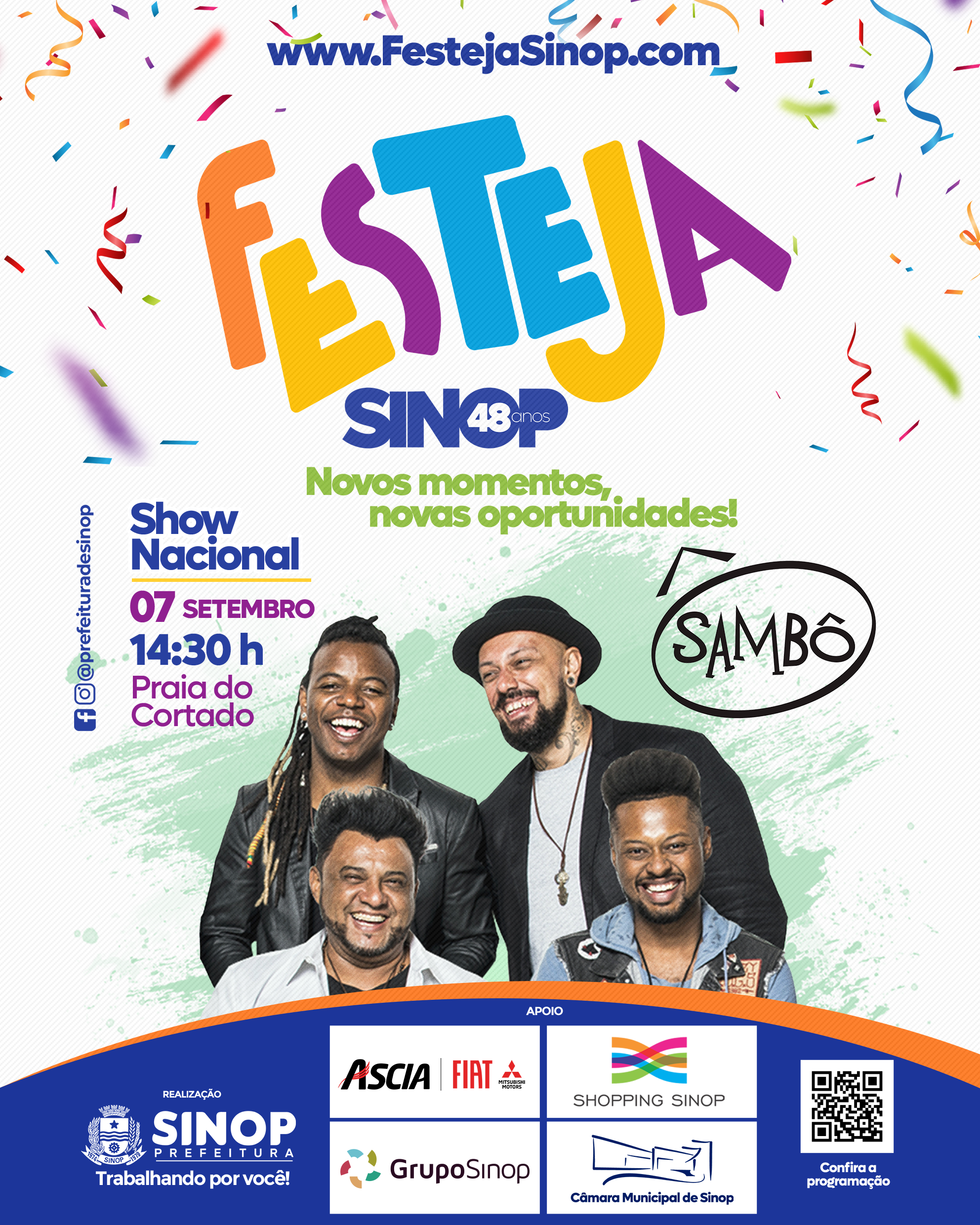 Abertura do Festival de Praia é nesta 4ª com show nacional do Sambô confira como funcionará