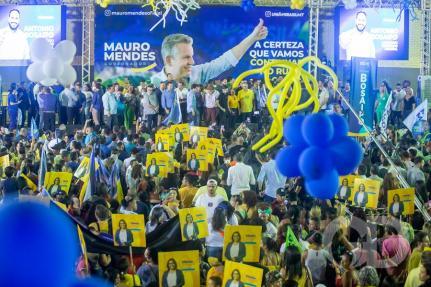 Na Liderança Mauro Mendes alcança 73% dos votos válidos, mostra pesquisa