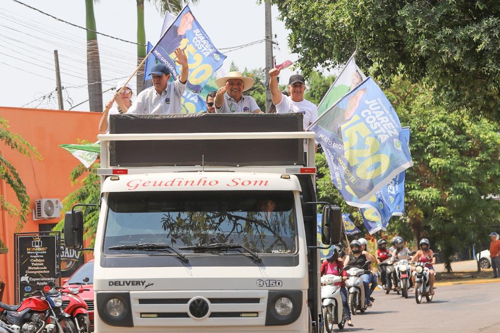 Juarez Costa realiza grande carreata em Sinop