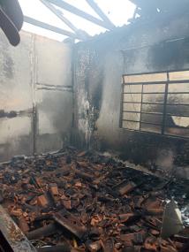 Fogo destrói casa no interior de MT ninguém se feriu