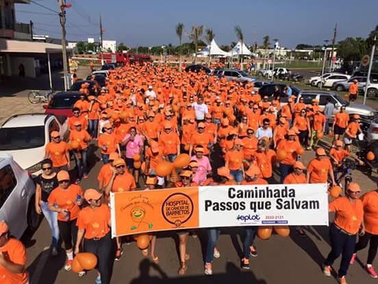 Caminhada Passos que Salvam será realizada em 18 de novembro; camisetas estão à venda