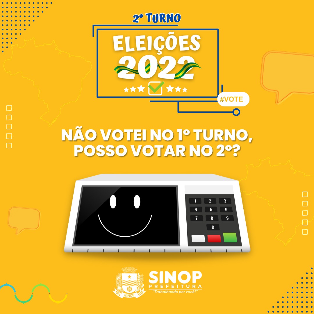 Confira as orientações da Justiça Eleitoral para as eleições de 2° turno desse domingo (30)