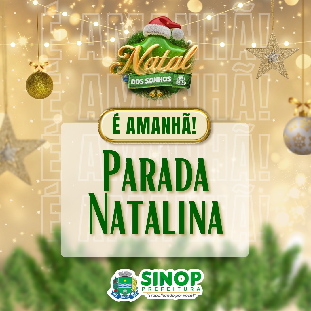 Natal dos Sonhos terá neste sábado última edição da Parada Natalina com desfile de personagens