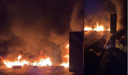 Ações anti democrática Após incêndio em ponte, trecho da BR-163 é interditado