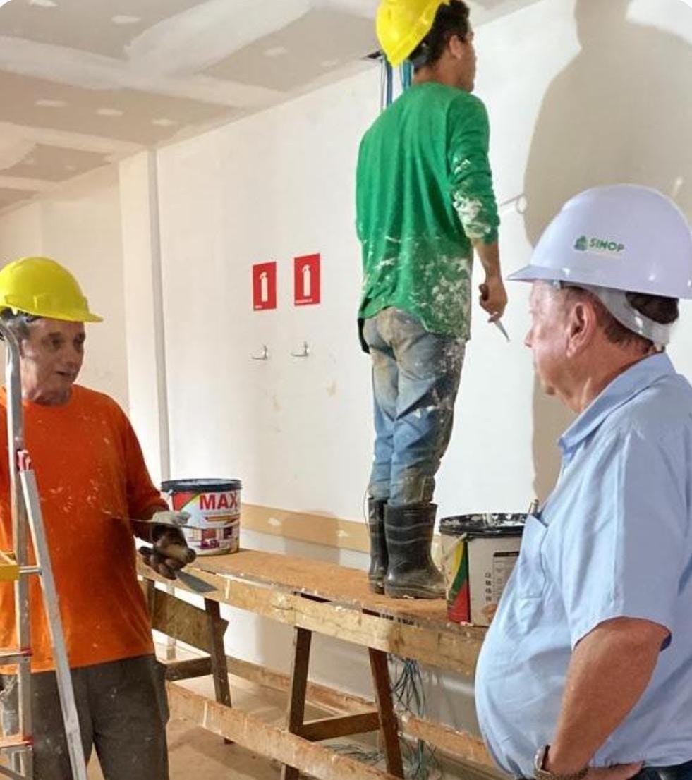 Dorner visita andamento de obras de novas escolas; unidades vão trazer conforto e ampliação de vagas em Sinop