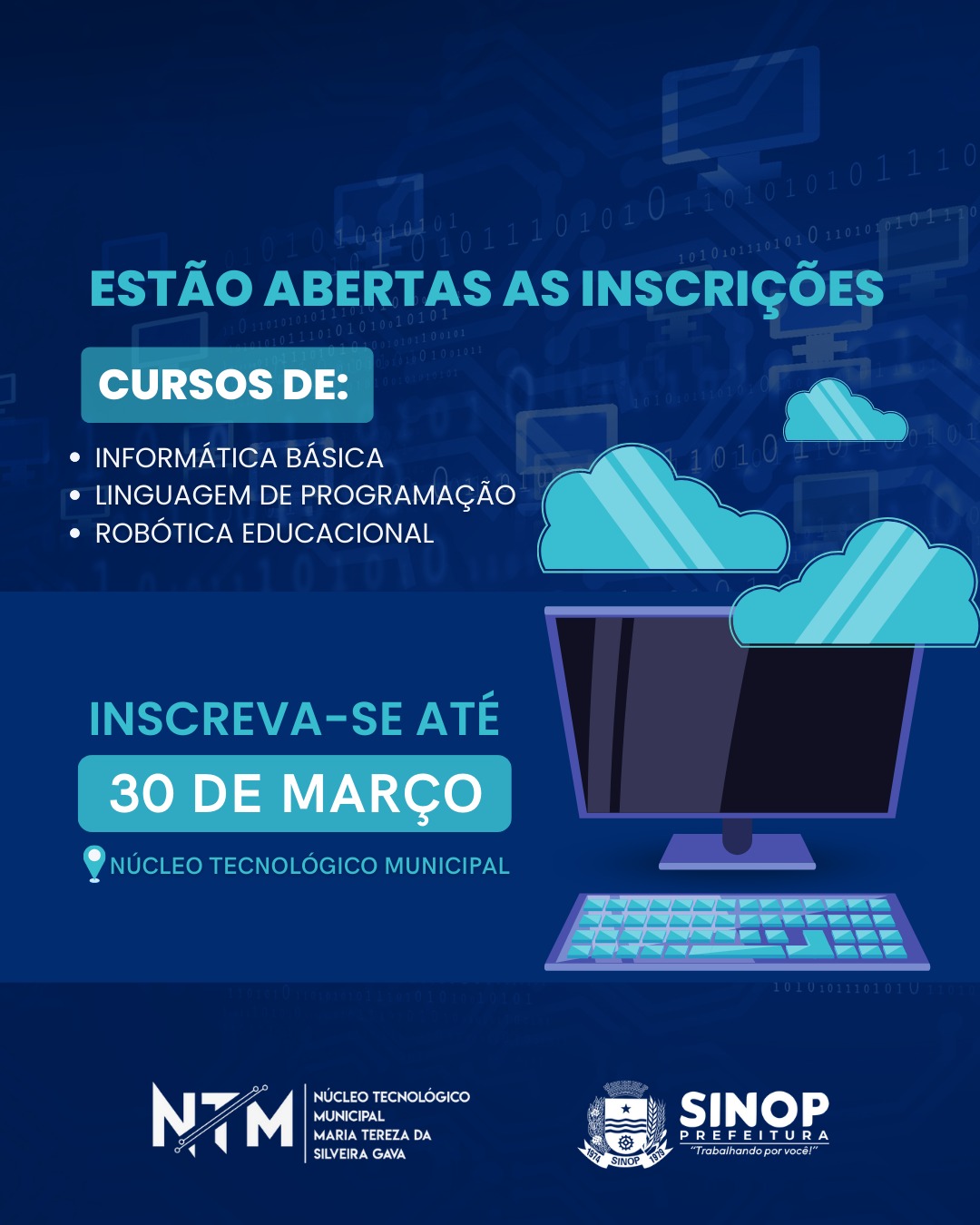 Prefeitura abre novas vagas para cursos na área de tecnologia: veja como se inscrever