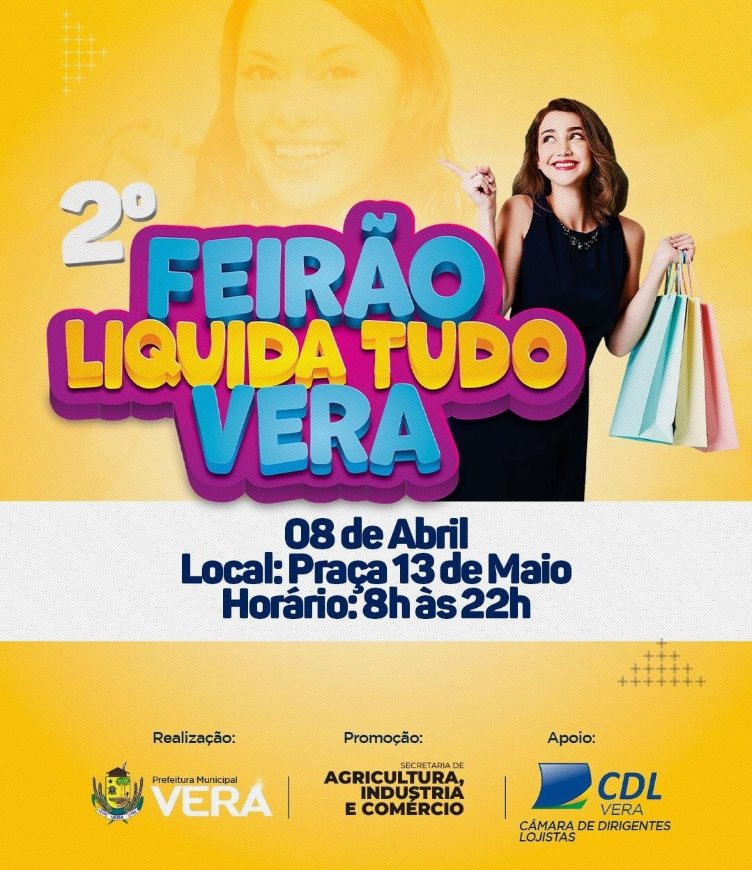 2º Feirão Liquida Tudo será realizado dia 8 de abril em Vera