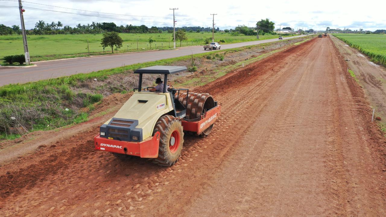 Obras de duplicação da avenida Bruno Martini avançam em Sinop