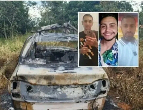 HOMICÍDIO: Polícia Militar e Corpo de Bombeiros localizaram os corpos dos 3 jovens que estavam desaparecidos desde o dia 19 de abril