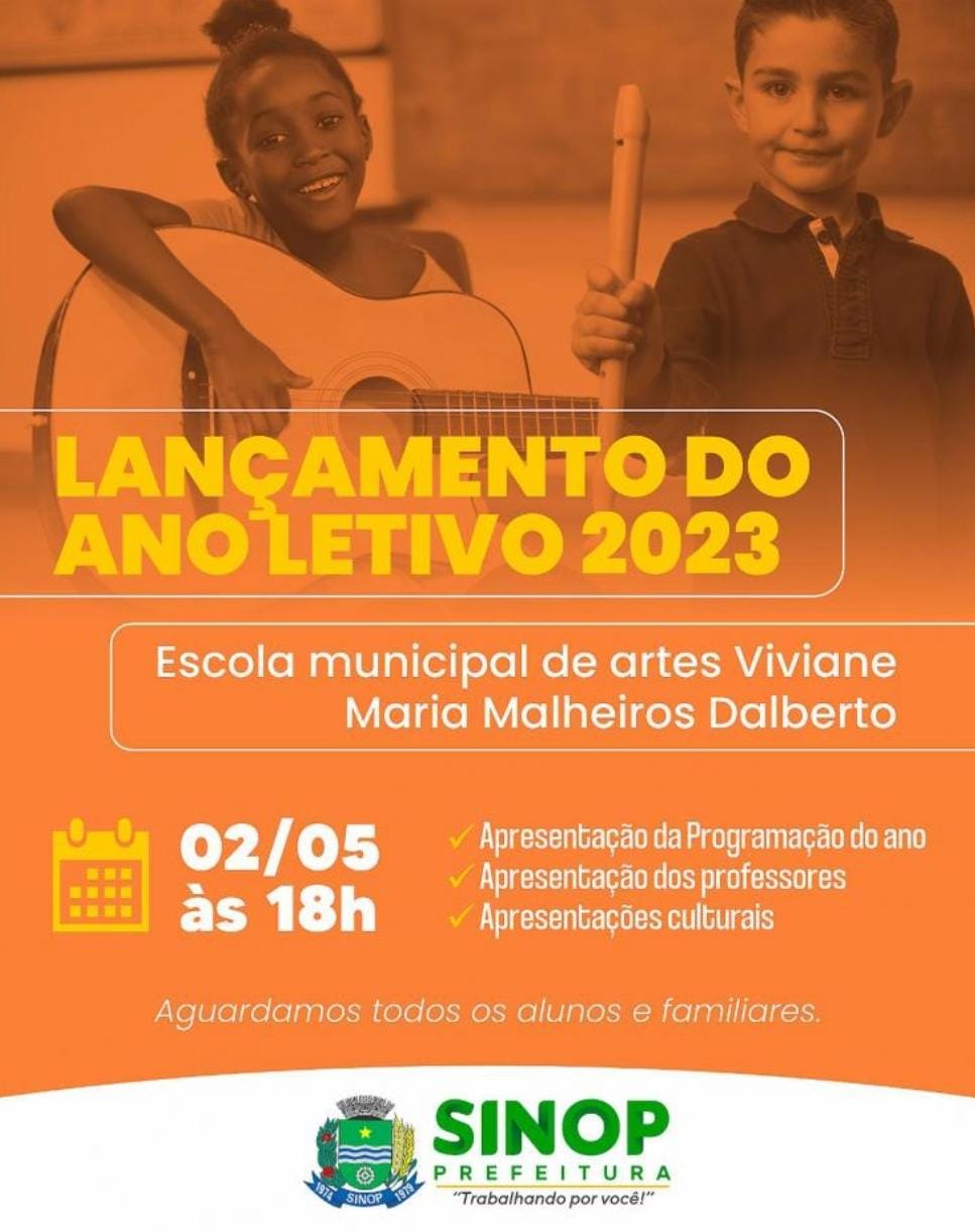 Cultura lança hoje 2 programação do ano letivo da Escola de Artes